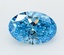 2.01 Ct. Fancy Vivid  Blue Oval Lab Grown Diamond