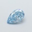 1.57 Ct. Fancy Vivid Blue Pear Lab Grown Diamond