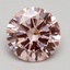2.00 Ct. Fancy Pink Round Lab Grown Diamond