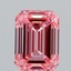2.06 Ct. Fancy Vivid Pink Emerald Lab Grown Diamond