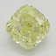3.03 Ct. Fancy Yellow Cushion Diamond