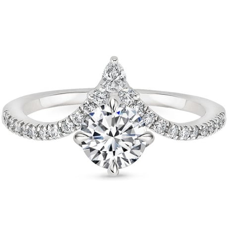Platinum Nouveau Diamond Bridal Set