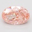 2.09 Ct. Fancy Vivid Pink Oval Lab Grown Diamond
