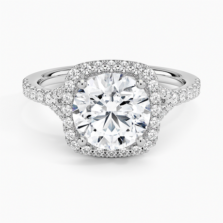Joy Halo Diamond Ring - Brilliant Earth