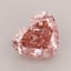 2.90 Ct. Fancy Vivid  Pink Heart Lab Grown Diamond