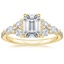 18K Yellow Gold Luxe Nadia Pavé Diamond Ring (1/2 ct. tw.), smalltop view