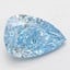 2.00 Ct. Fancy Vivid Blue Pear Lab Grown Diamond