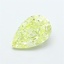 1.24 Ct. Fancy  Yellow Pear Lab Grown Diamond