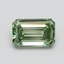 1.02 Ct. Fancy Intense Green Emerald Lab Grown Diamond