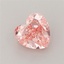 1.41 Ct. Fancy Vivid Pink Heart Lab Grown Diamond