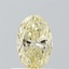 0.52 Ct. Fancy Light  Yellow Oval Lab Grown Diamond