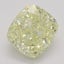 1.70 Ct. Fancy Light Yellow Cushion Diamond