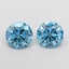2.05 Ct. Fancy Vivid Blue Round Lab Grown Diamond
