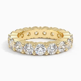 Eternity Lab Diamond Ring (4 ct. tw.) in 18K Yellow Gold