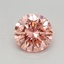 0.48 Ct. Fancy Vivid Pink Round Lab Grown Diamond