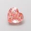 1.91 Ct. Fancy Vivid Pink Heart Lab Grown Diamond