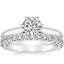 18K White Gold Catalina Ring with Luxe Sienna Diamond Ring (5/8 ct. tw.)