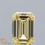 0.94 Ct. Fancy Yellow Emerald Lab Grown Diamond