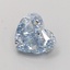 1.25 Ct. Fancy Intense  Blue Heart Lab Grown Diamond