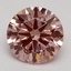2.15 Ct. Fancy Intense Pink Round Lab Grown Diamond