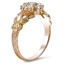 The Calais Ring, smalltop view on a hand