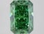 2.06 Ct. Fancy Vivid Green Radiant Lab Grown Diamond