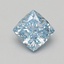 1.09 Ct. Fancy Vivid Blue Cushion Lab Grown Diamond