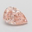 1.07 Ct. Fancy Vivid Pink Pear Lab Grown Diamond