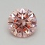 0.42 Ct. Fancy Vivid Pink Round Lab Grown Diamond