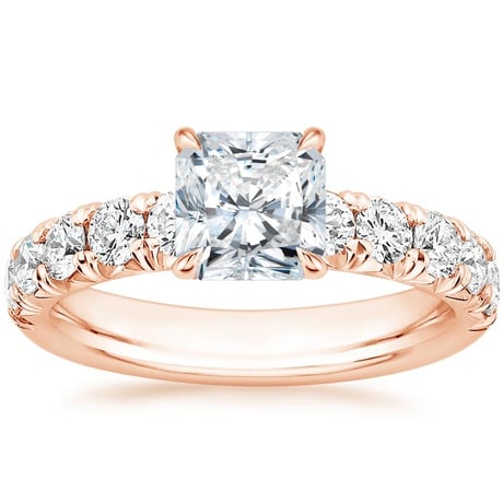 14K Rose Gold Ellora Diamond Bridal Set