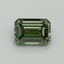 1.51 Ct. Fancy Vivid Green Emerald Lab Grown Diamond