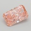 7.04 Ct. Fancy Vivid  Pink Radiant Lab Grown Diamond
