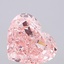 15.85 Ct. Fancy Intense  Pink Heart Lab Grown Diamond