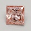 1.50 Ct. Fancy Intense Pink Princess Lab Grown Diamond