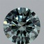 1.86 Ct. Fancy Vivid Bluish Green Round Lab Grown Diamond
