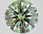 2.82 Ct. Fancy Vivid  Green Round Lab Grown Diamond