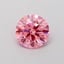 0.54 Ct. Fancy Vivid Pink Round Lab Grown Diamond