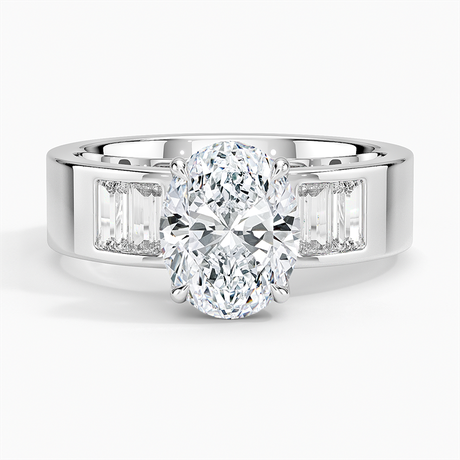 18K White Gold Peyton 5mm Channel-Set Diamond Ring