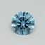 0.40 Ct. Fancy Vivid Blue Round Lab Grown Diamond