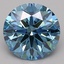 4.52 Ct. Fancy Vivid Blue Round Lab Grown Diamond