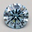 2.02 Ct. Fancy Blue Round Lab Grown Diamond