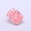 1.03 Ct. Fancy Vivid  Pink Cushion Lab Grown Diamond