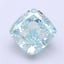 2.02 Ct. Fancy Intense  Green Cushion Lab Grown Diamond