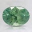 8.6x6.3mm Unheated Teal Oval Montana Sapphire
