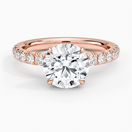 14K Rose Gold Luxe Amelie Diamond Ring (3/8 ct. tw.)