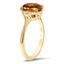 The Argentina Ring, smalltop view on a hand