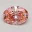 1.51 Ct. Fancy Intense Pink Oval Lab Grown Diamond