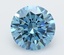 5.01 Ct. Fancy Vivid  Blue Round Lab Grown Diamond