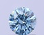 0.96 Ct. Fancy Vivid Blue Round Lab Grown Diamond