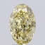 2.50 Ct. Fancy Intense Yellow Oval Lab Grown Diamond